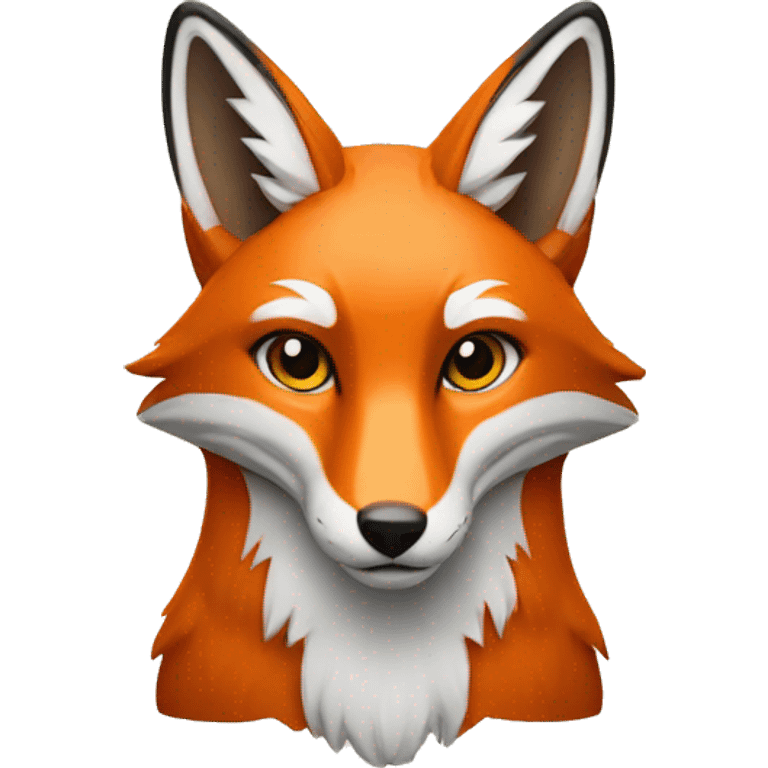 fox with therian symbol on its forehead emoji