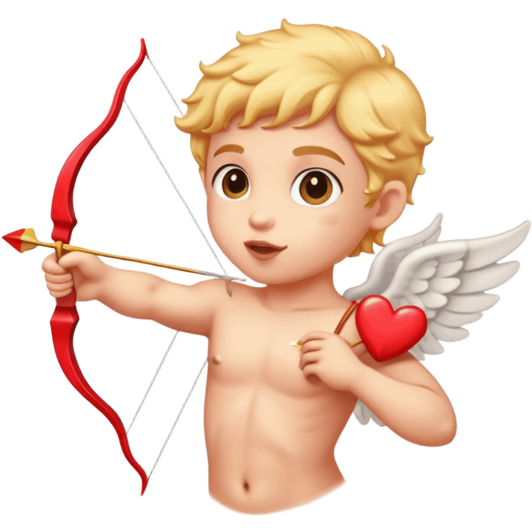 cupids shooting a heart arrow emoji