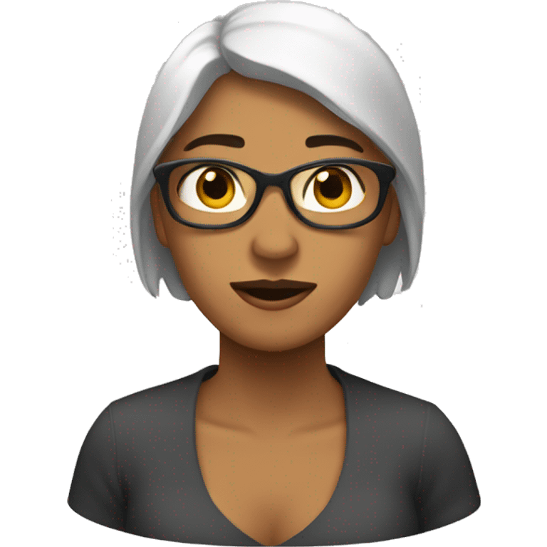 Mujer decepcionada  emoji