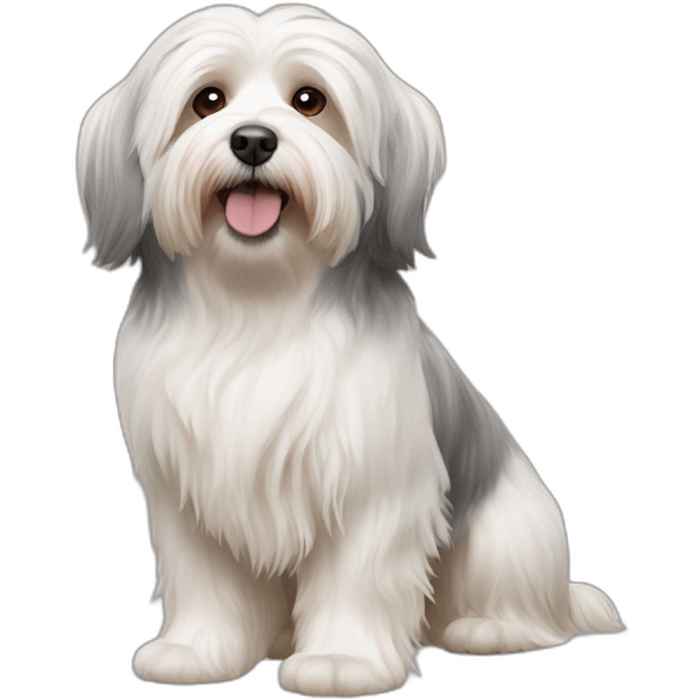 Dog havanese full height emoji