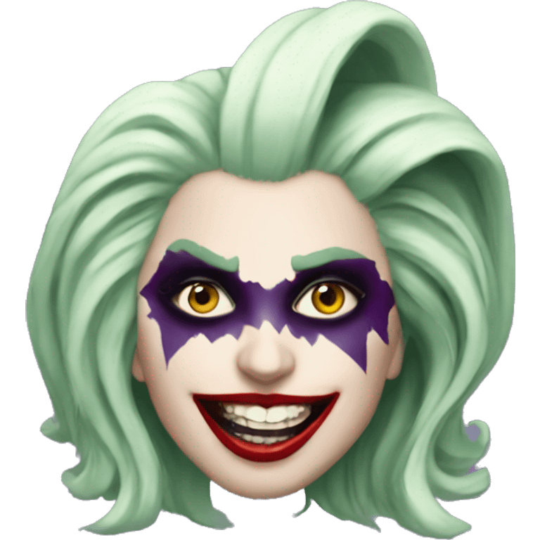 lady gaga inthe joker emoji