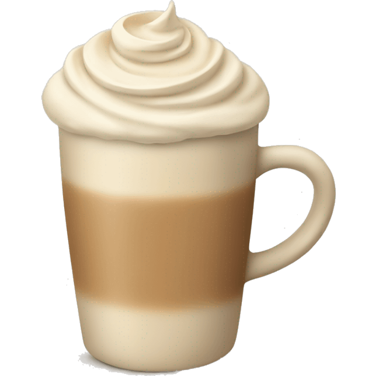 beige cream latte emoji