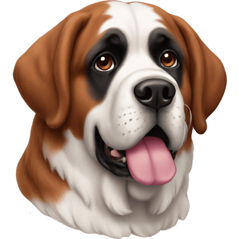 Pink Saint Bernard emoji