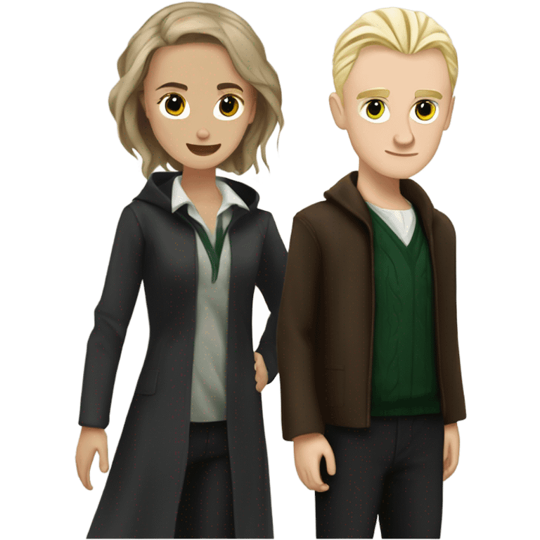 Hermione granger and Draco Malfoy emoji