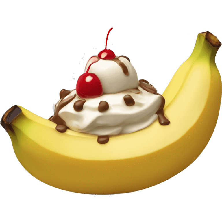 Banana split emoji