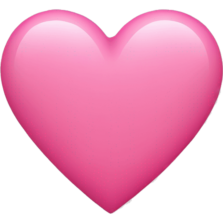 A pink heart emoji