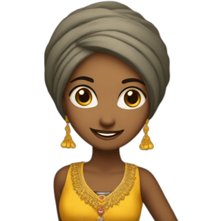 bhangra girl emoji