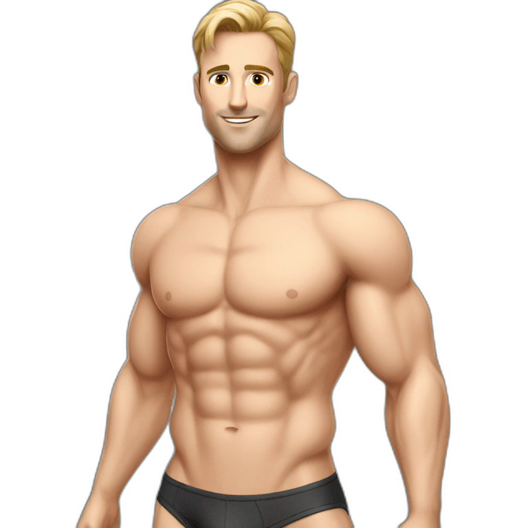 sexy-pose-very-fit-caucasian-gay-man-bikini emoji