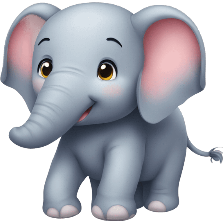 Cute elephant  emoji