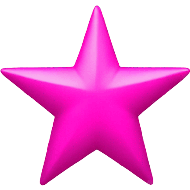 Hot pink star emoji