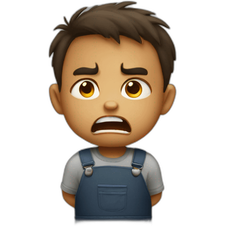 emotional toddler angry emoji