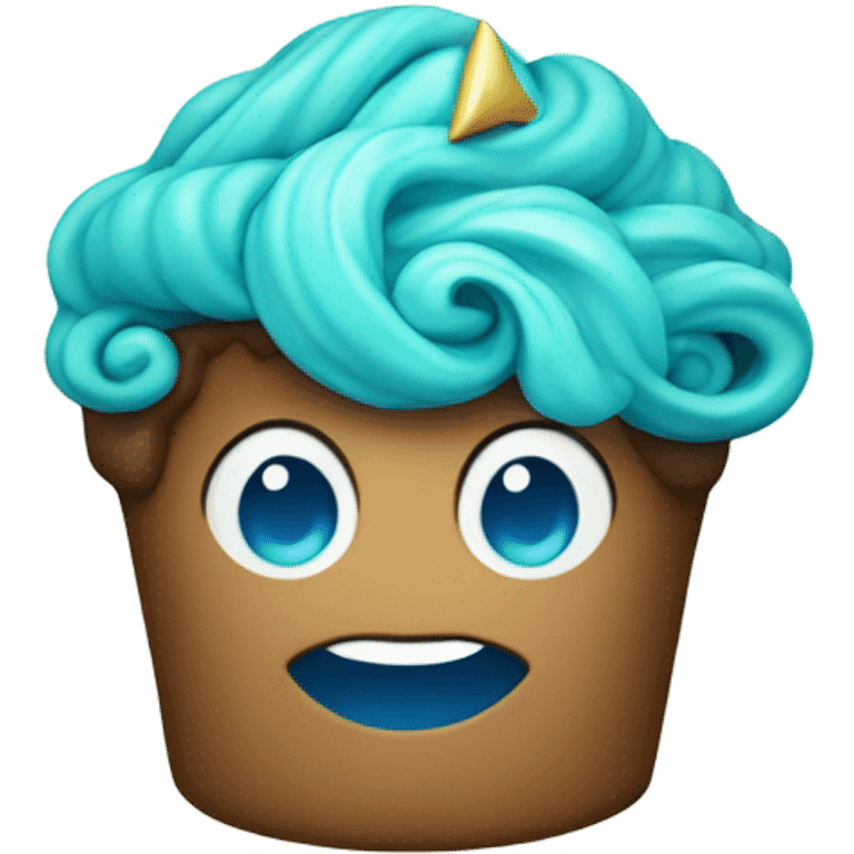 Aquarius birthday cake emoji