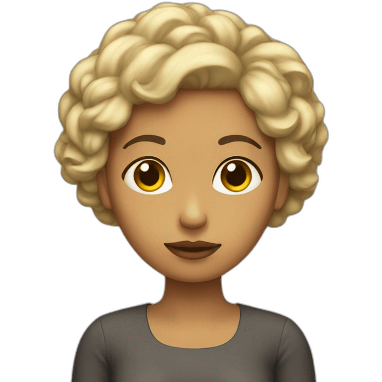 Femme qui pense emoji