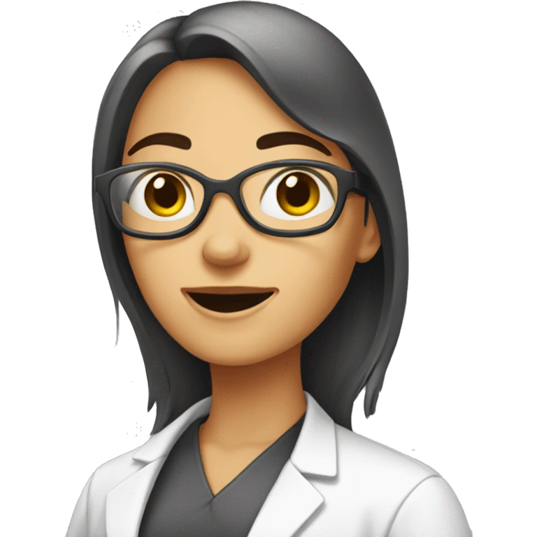 Woman laboratory  emoji