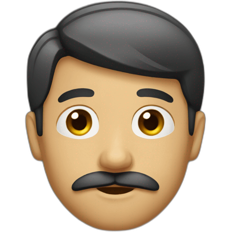 Men mustache tan skin face emoji