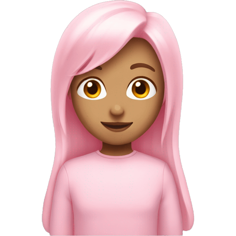 A light pink hart  emoji