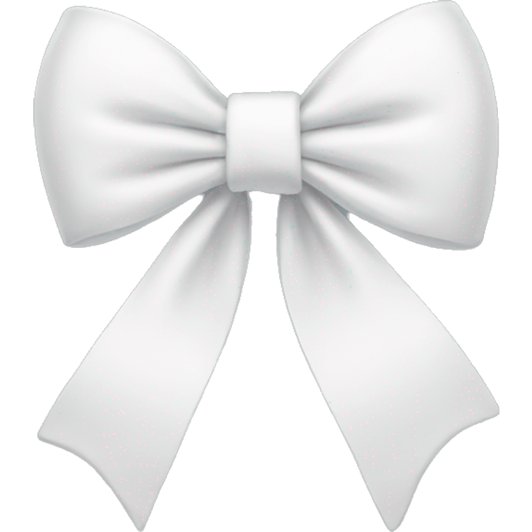 White bow emoji