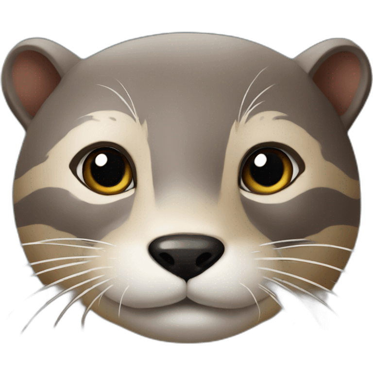 Loutre sur chat emoji