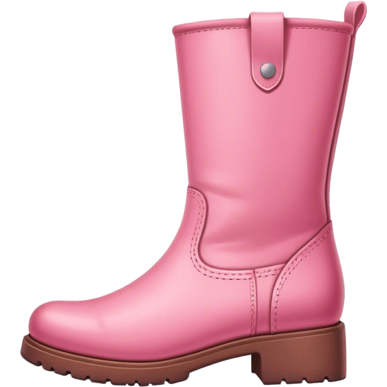 Pink boots  emoji