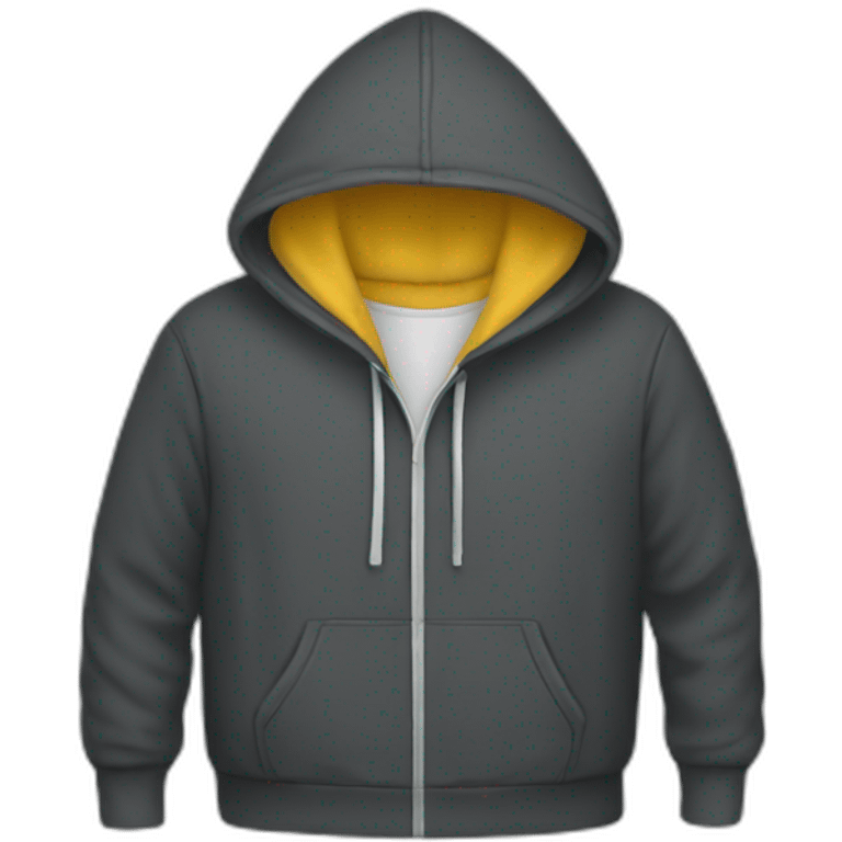 hoodie without person emoji