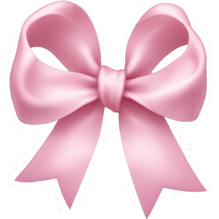 light pink ribbon bow emoji