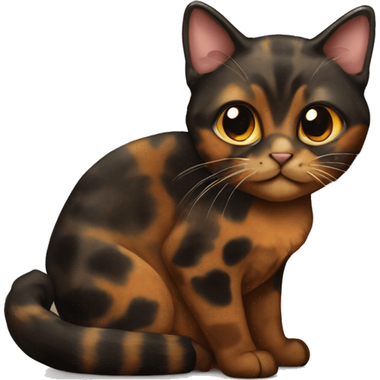 tortoiseshell cat emoji