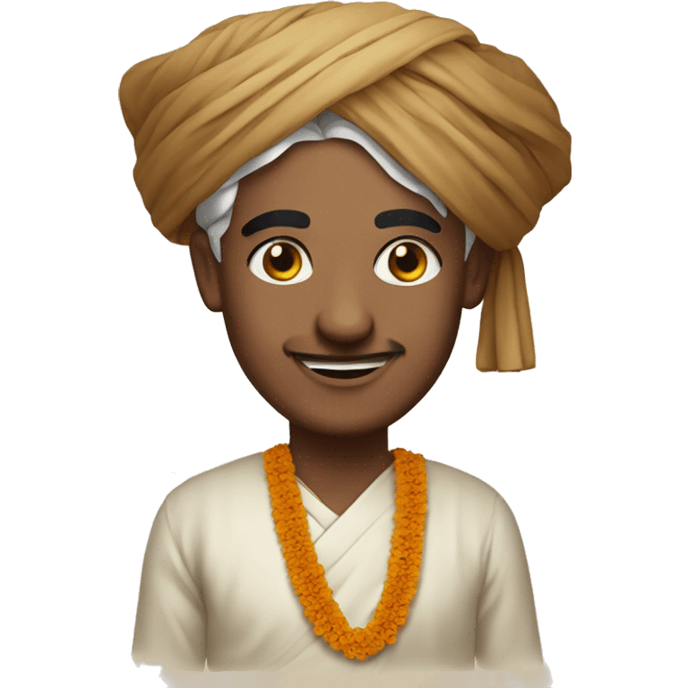 south indian priest with janue emoji