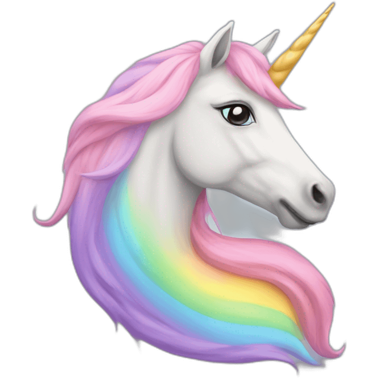 pastelcolor-rainbow-unicorn emoji