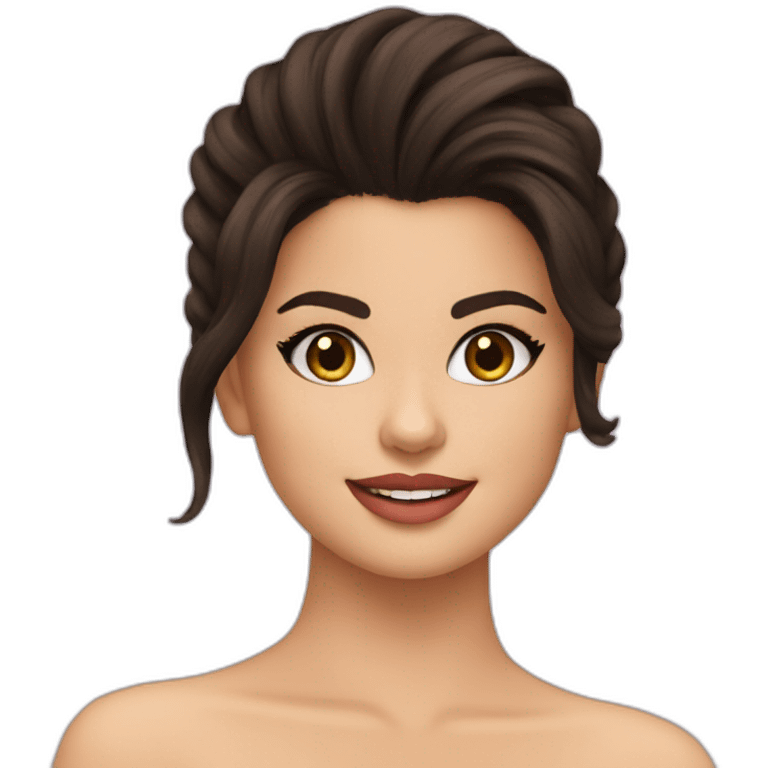 Selena Gomez say hi emoji