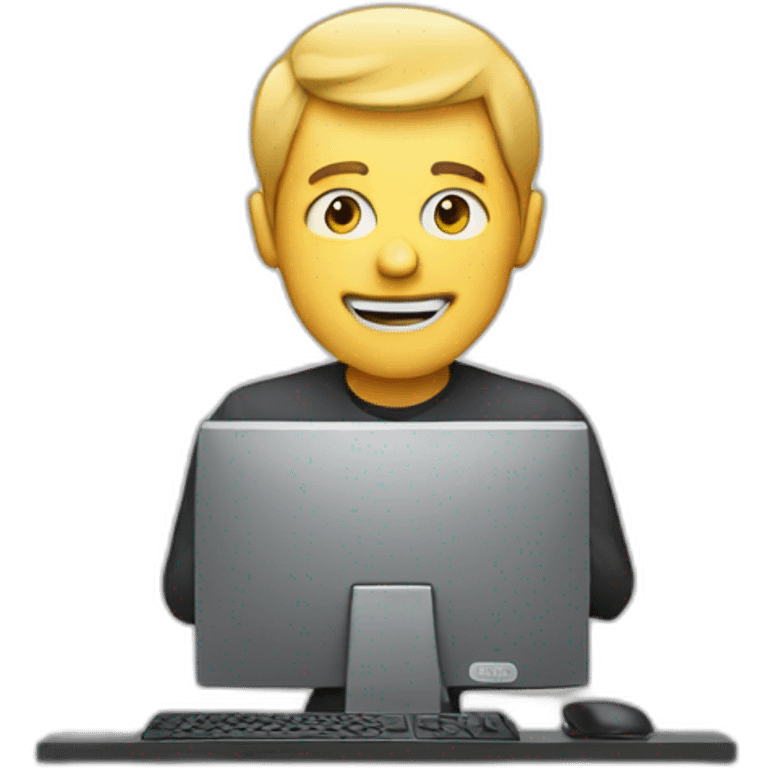 computer man emoji