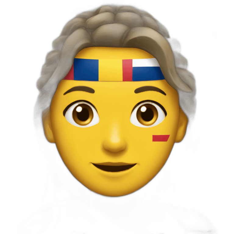 colombia fan girl emoji