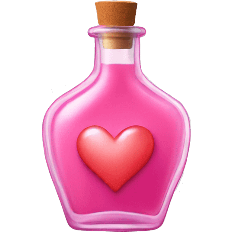 Love heart elixir 🧪💖 bottle emoji