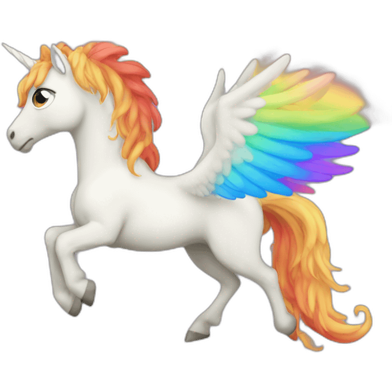 rainbow pegasus emoji