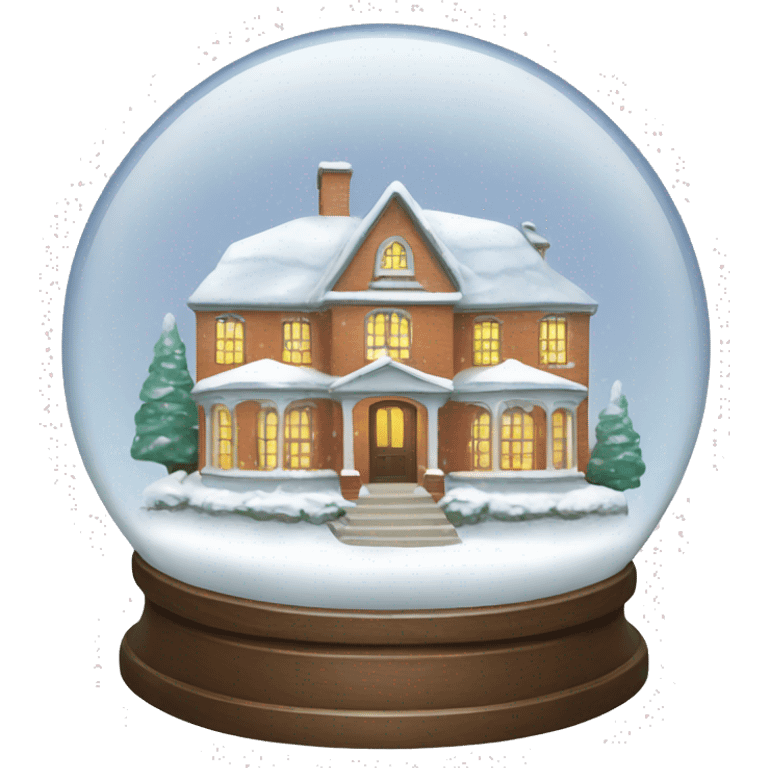 Big House Snow globe  emoji