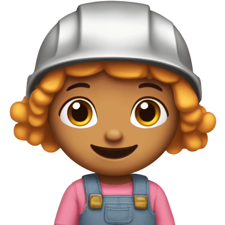 Cute and girly bob the builder  emoji