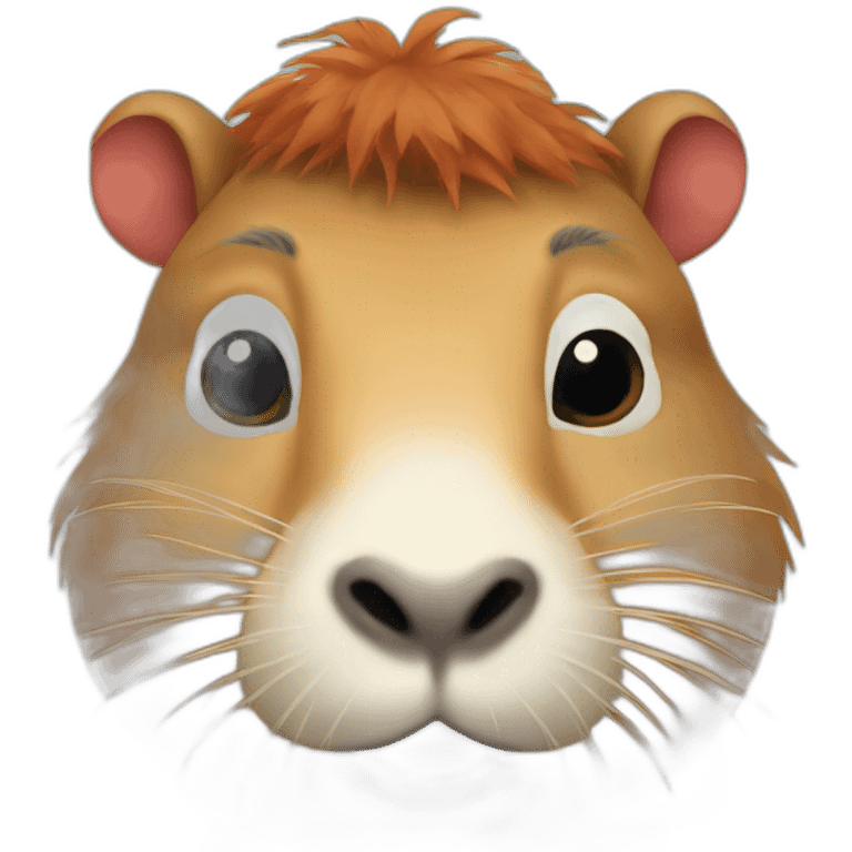 Capybara clown emoji