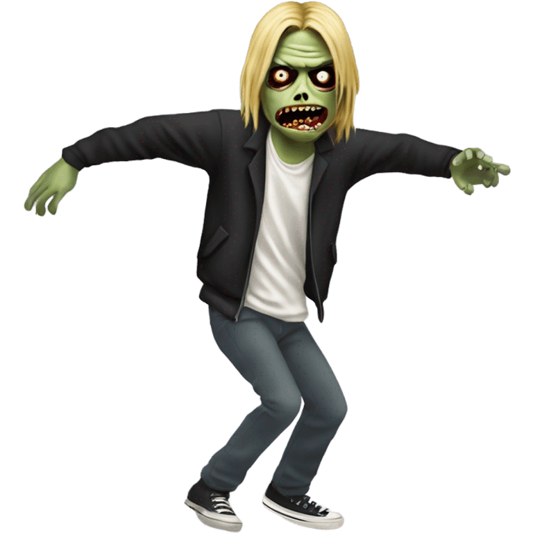 kurt cobain zombie dancing emoji