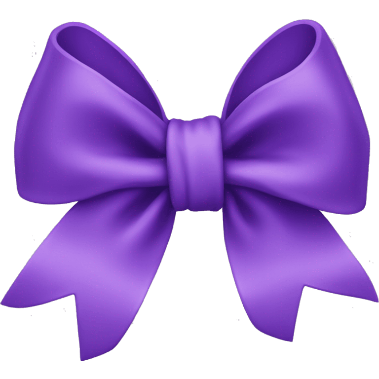 Purple bow  emoji