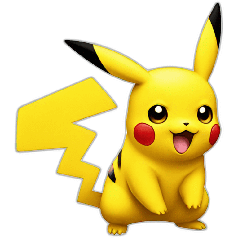 Pikachu qui vol sur mewtow emoji