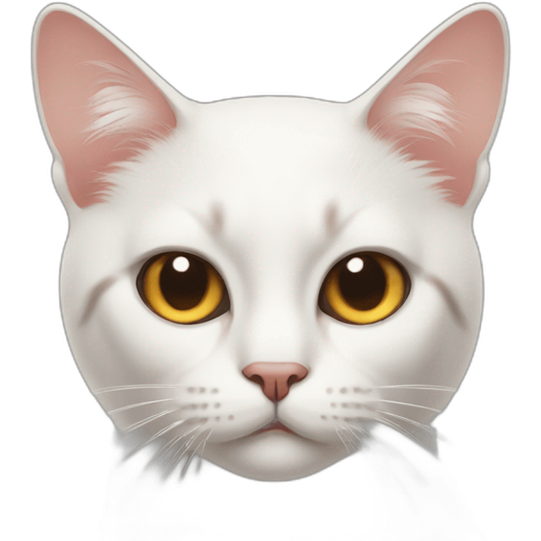 Bombastic side eye cat emoji