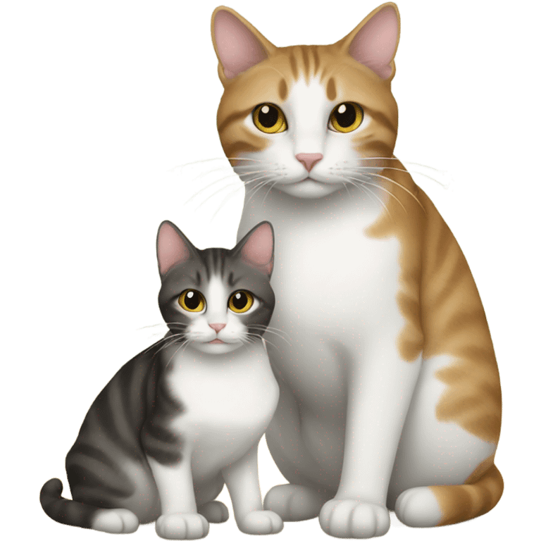 cat with mom emoji