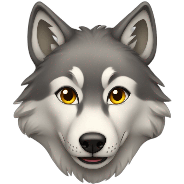 Female wolf  emoji