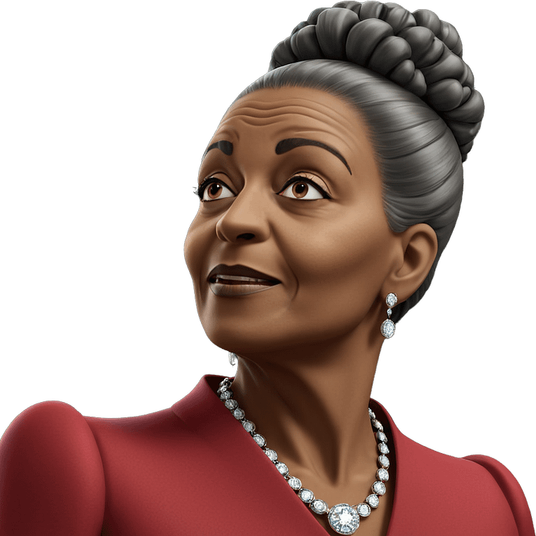 elegant old woman in jewelry emoji