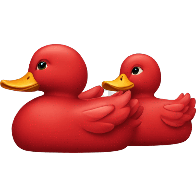 Red Ducks emoji