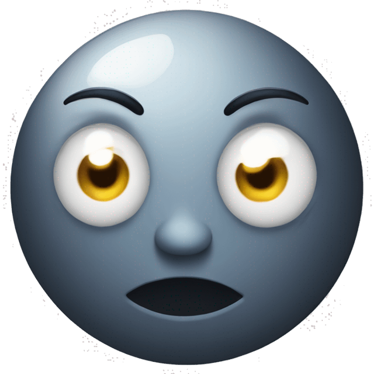 moon crazy face emoji