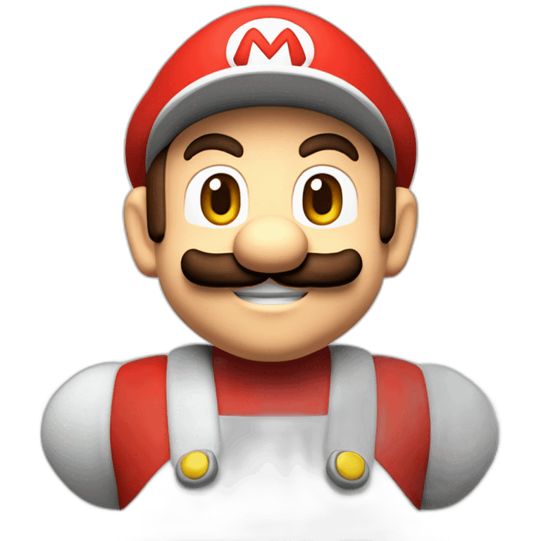 Mario bros de color rojo emoji