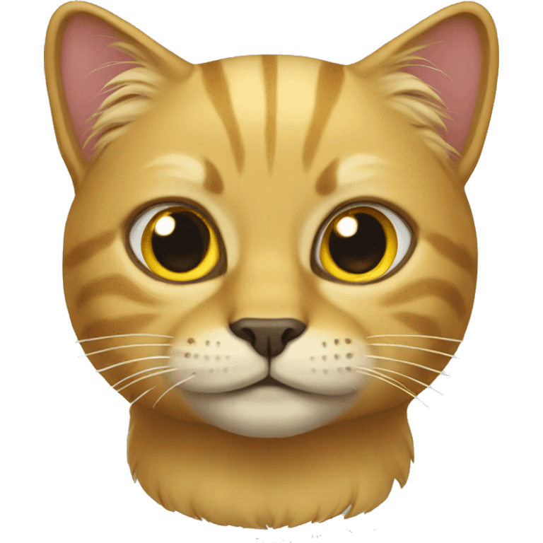 Golden cat emoji