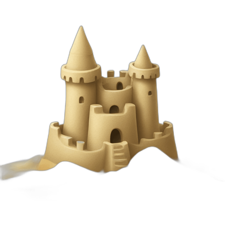 Sand castle emoji