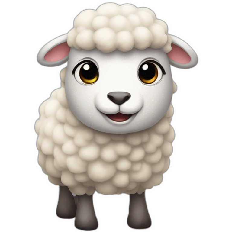 cute sheep emoji