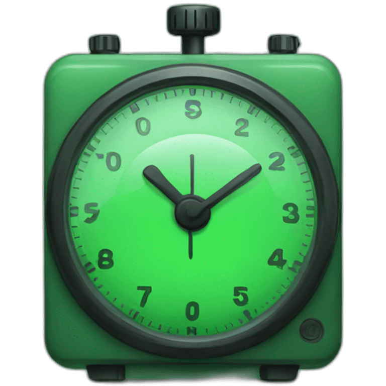 green timer emoji